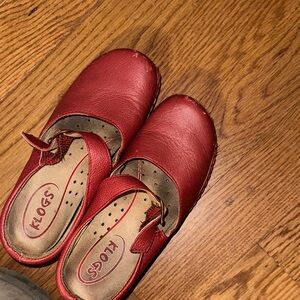 Klogs Cherry Red Dress Shoes